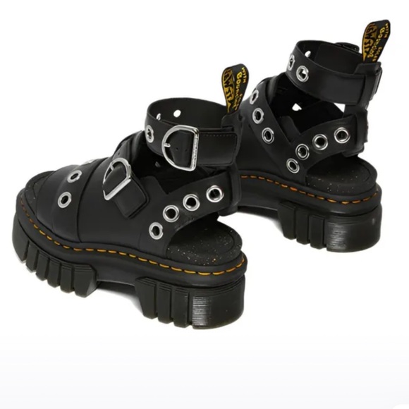 Dr. Martens Black Platform Sandal - Picture 3 of 7